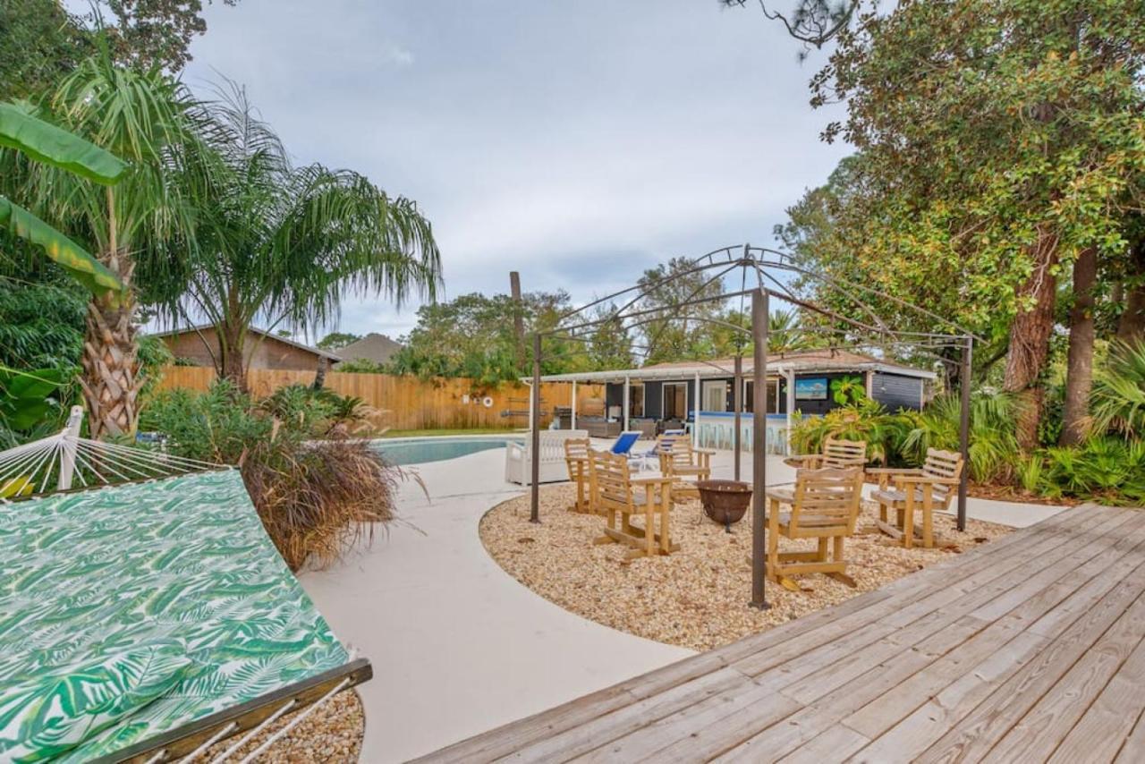 The Flip Flop Stop - Private Heated Pool, Pool House, Backyard Oasis And Game Room Panama City Beach Ngoại thất bức ảnh
